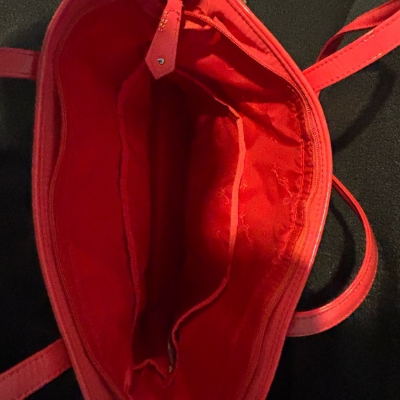 Vera Bradley Red Quilted Tote - Picture 3 of 3